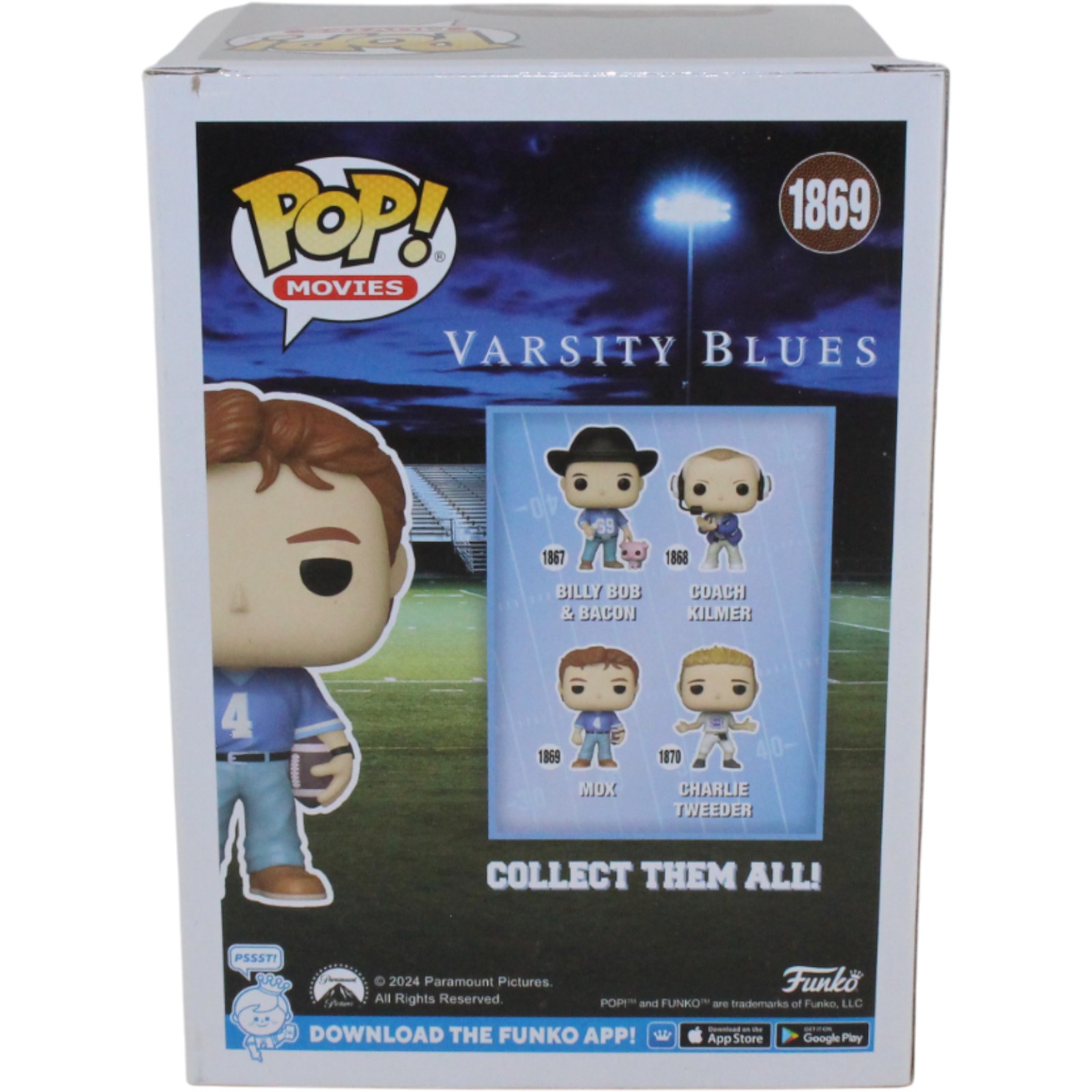 James Van Der Beek Autographed Varsity Blues Funko Pop! #1869 MOX Beckett 54805 4 James Van Der Beek Autographed Varsity Blues Funko Pop! #1869 MOX Beckett 54805
