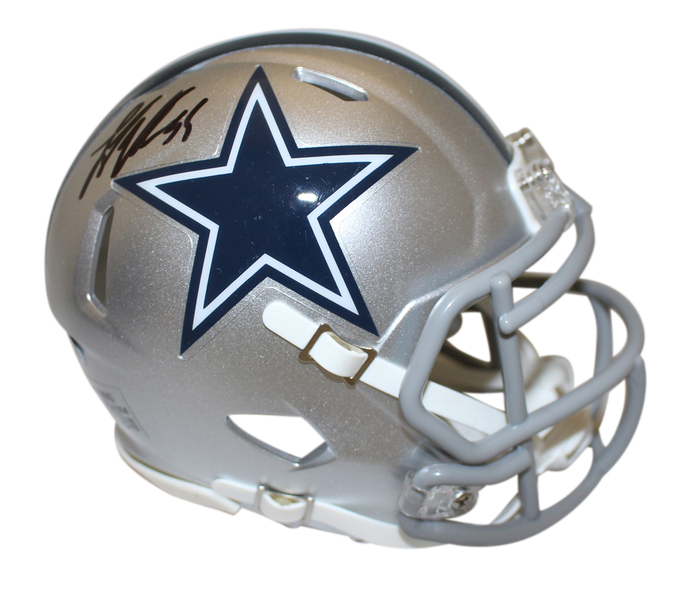 Leighton Vander Esch Signed Dallas Cowboys Speed Mini Helmet FAN