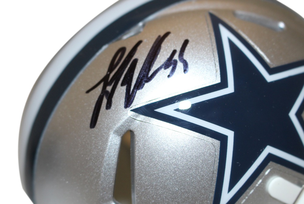 Leighton Vander Esch Signed Dallas Cowboys Speed Mini Helmet FAN