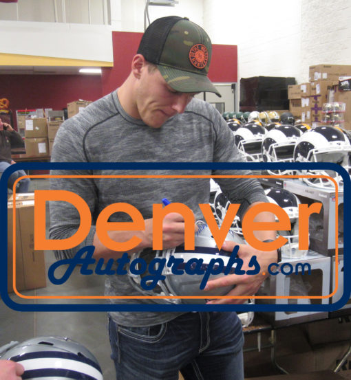 Leighton Vander Esch Signed Dallas Cowboys Speed Replica Helmet BAS 24126