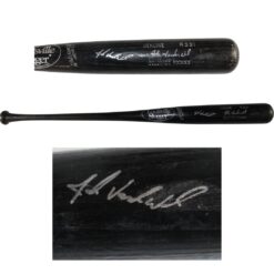 John Vander Wal Signed Colorado Rockies Game Used Broken LS Black Bat 53916