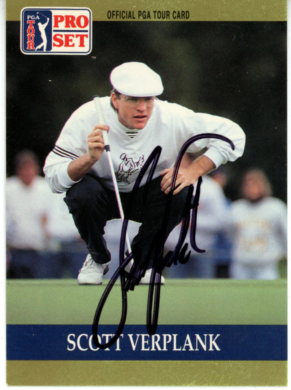 Scott Verplank Autographed 1990 Pro Set #11 Trading Card Beckett 44916