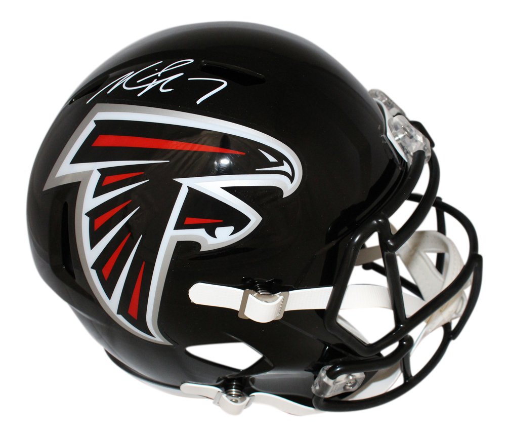 Michael Vick Autographed Atlanta Falcons F/S TB Helmet Beckett