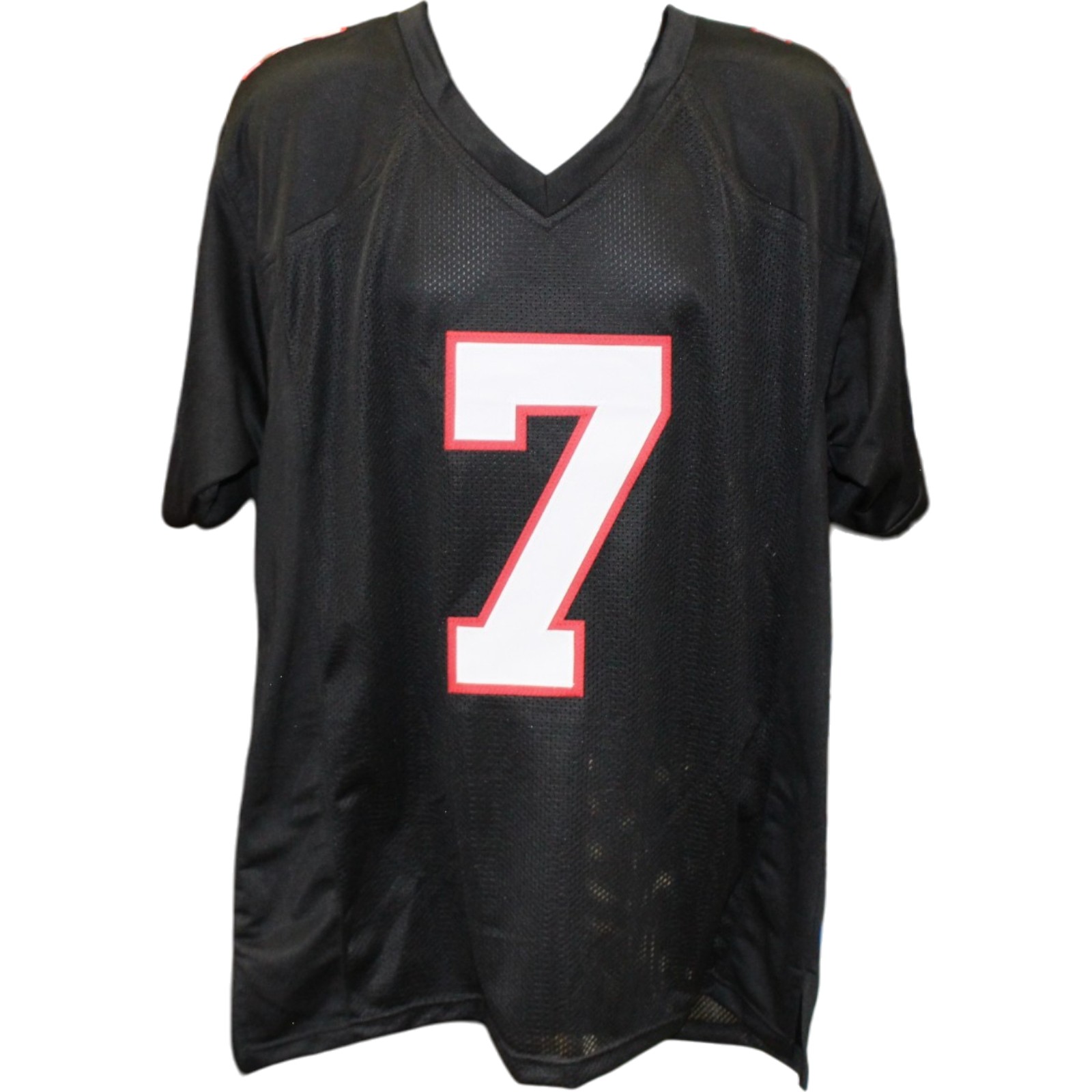 Michael Vick Autographed/Signed Pro Style Size XL Black Jersey Beckett 57034 4 Michael Vick Autographed/Signed Pro Style Size XL Black Jersey Beckett 57034
