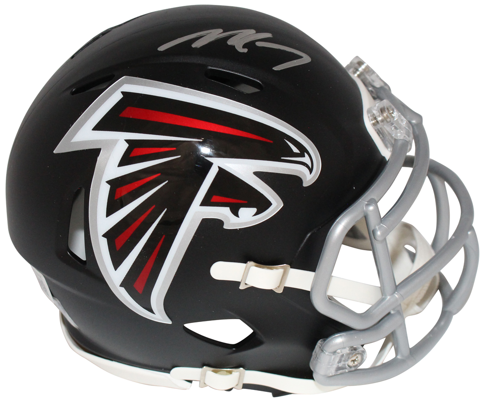 Michael Vick Autographed/Signed Atlanta Falcons Mini Helmet Beckett Denver Autographs