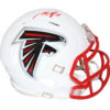 Michael Vick Autographed Atlanta Falcons Flat White Mini Helmet PSA 26825