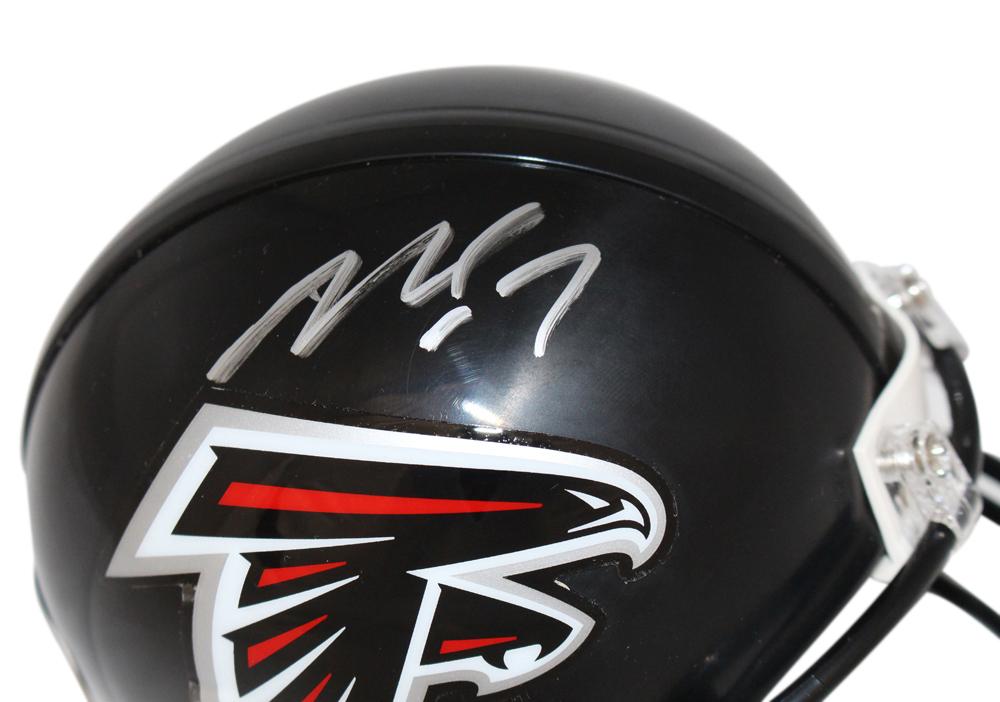 Michael Vick Autographed Atlanta Falcons TB Mini Helmet Beckett