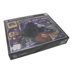 Minnesota Vikings 18"x24" YouTheFan 500 Piece Retro Series Puzzle