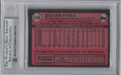 Frank Viola Autographed Minnesota Twins 1989 Topps #120 Trading Card BAS 27031