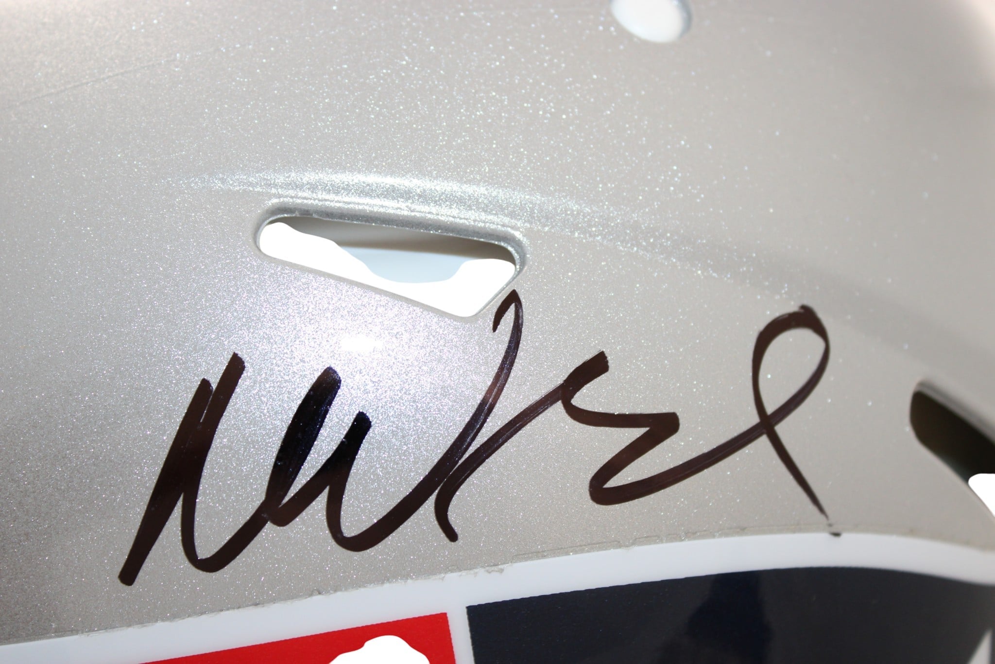 Mike Vrabel Autographed/Signed New England Patriots Helmet Proline JSA 58537 2 Mike Vrabel Autographed/Signed New England Patriots Helmet Proline JSA 58537