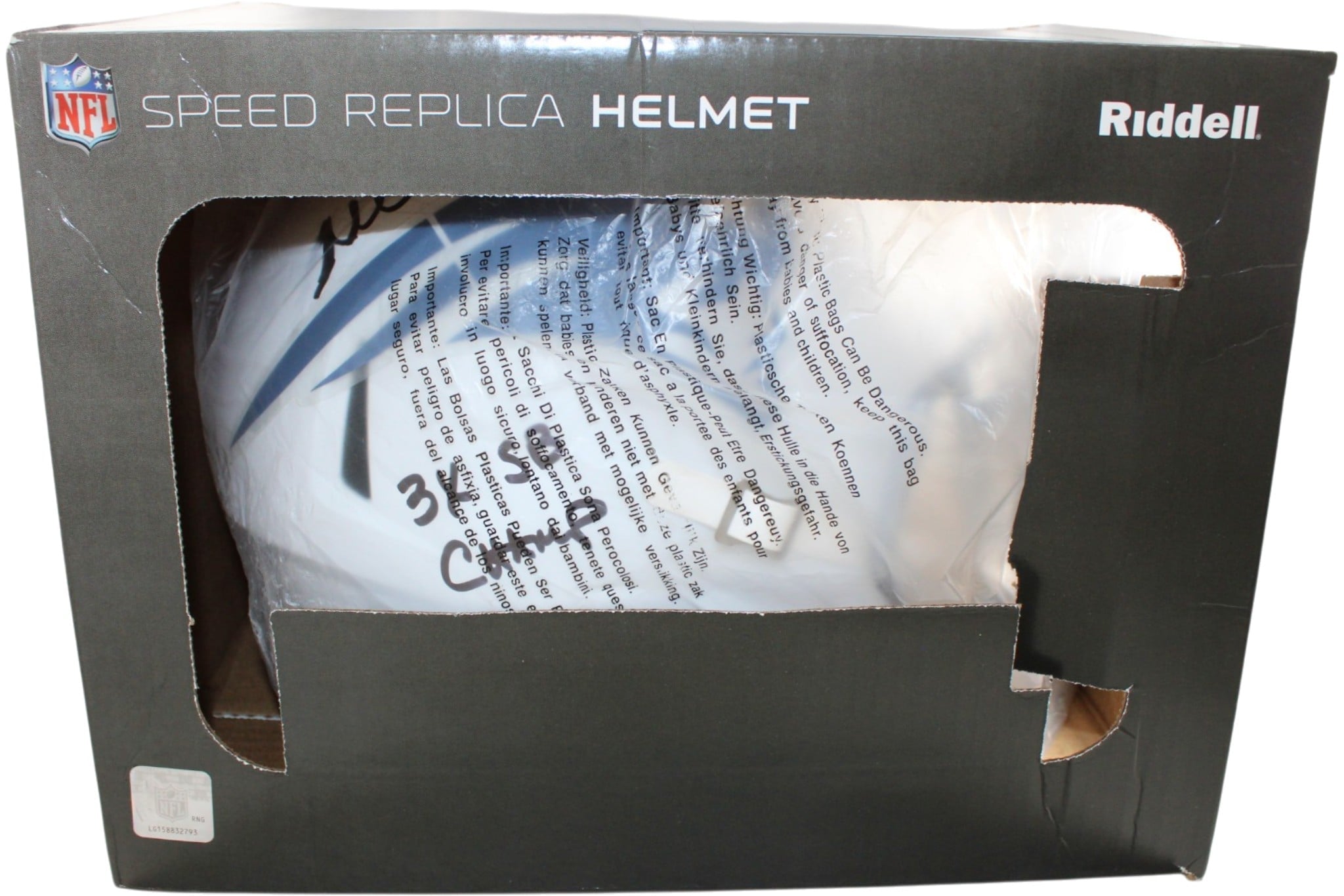 Mike Vrabel Signed New England Patriots Helmet Replica JSA 58545 6 Mike Vrabel Signed New England Patriots Helmet Replica JSA 58545