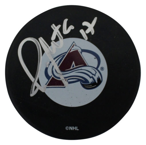 Radim Vrbata Autographed/Signed Colorado Avalanche Logo Hockey Puck 24276
