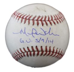 Michael Wacha Autographed St Louis Cardinals Game Used OML Baseball MLB 24390
