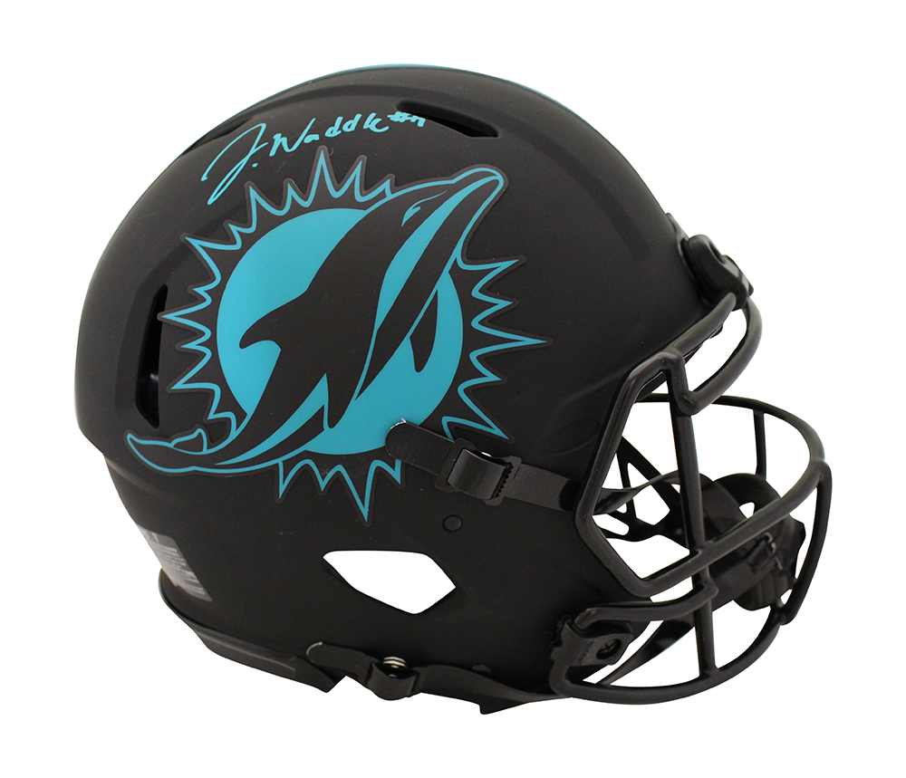 Jaylen Waddle Autographed Miami Dolphins Authentic Eclipse Helmet FAN