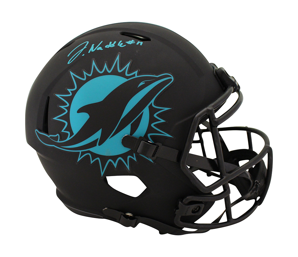 Jaylen Waddle Autographed Miami Dolphins F/S Eclipse Speed Helmet FAN