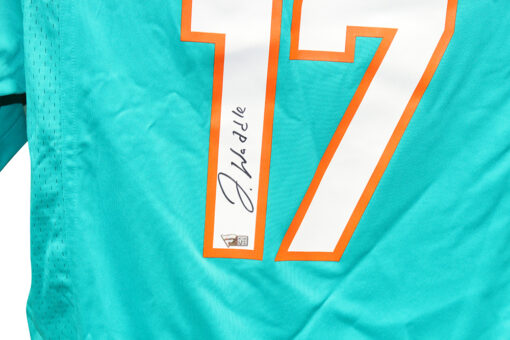 Jaylen Waddle Autographed Miami Dolphins XL Aqua Jersey Fanatics