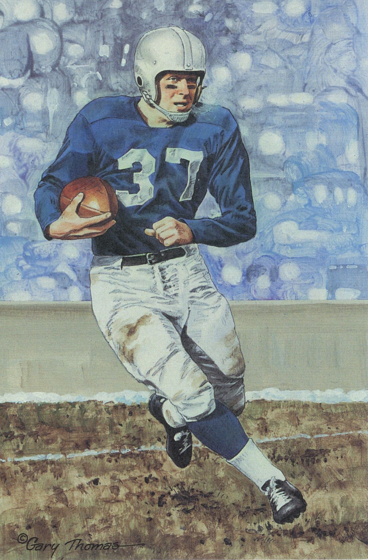 Doak Walker Detroit Lions Goal Line Art Card  Series 5 No. 146 LE /5000 58167