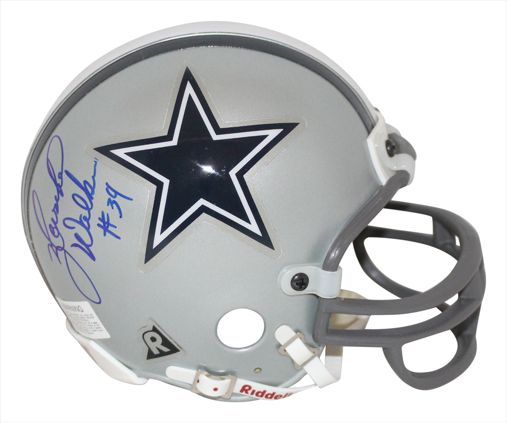 Herschel Walker Autographed Dallas Cowboys Replica Mini Helmet Beckett