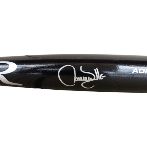 Larry Walker Autographed Colorado Rockies Black Baseball Bat TRI 47366
