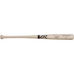 Larry Walker Autographed Colorado Rockies Blonde Baseball Bat TRI 47365