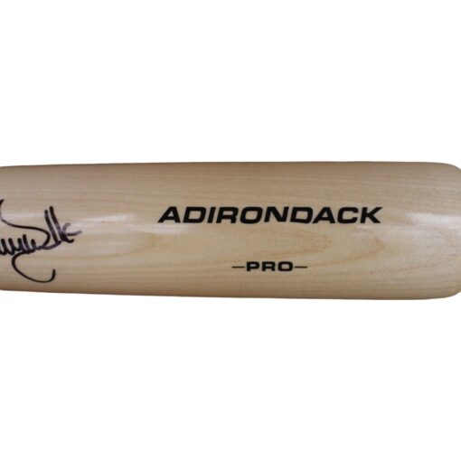 Larry Walker Autographed Colorado Rockies Blonde Baseball Bat TRI 47365