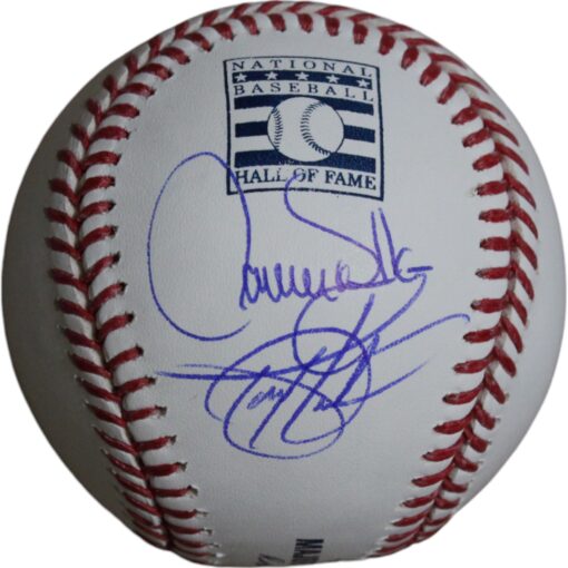 Todd Helton Larry Walker Autographed Colorado Rockies OML Baseball TRI 47411