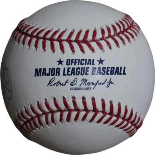 Todd Helton Larry Walker Autographed Colorado Rockies OML Baseball TRI 47411