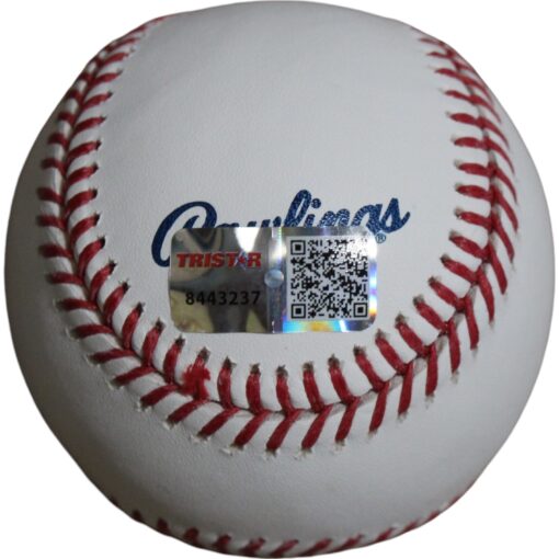 Todd Helton Larry Walker Autographed Colorado Rockies OML Baseball TRI 47411