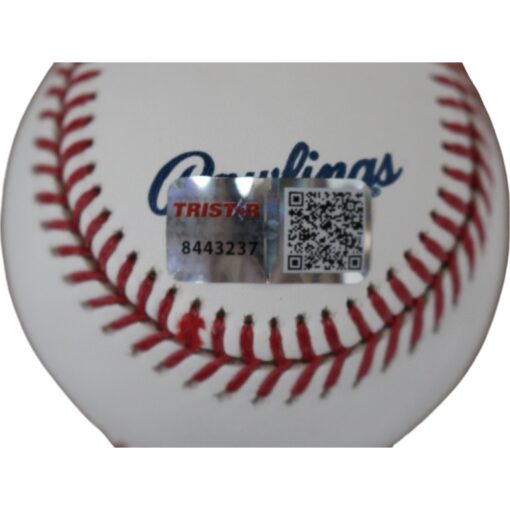 Todd Helton Larry Walker Autographed Colorado Rockies OML Baseball TRI 47411