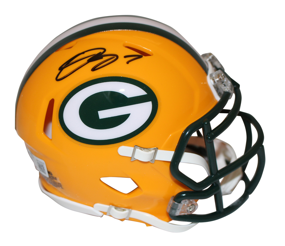 Quay Walker Autographed Green Bay Packers Speed Mini Helmet Beckett