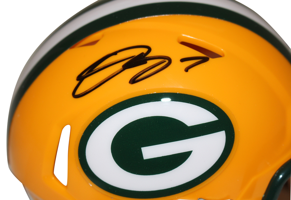 Quay Walker Autographed Green Bay Packers Speed Mini Helmet Beckett