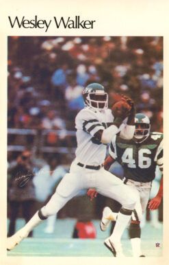 Wesley Walker New York Jets Mini Poster 25/50 Marketcom 46217