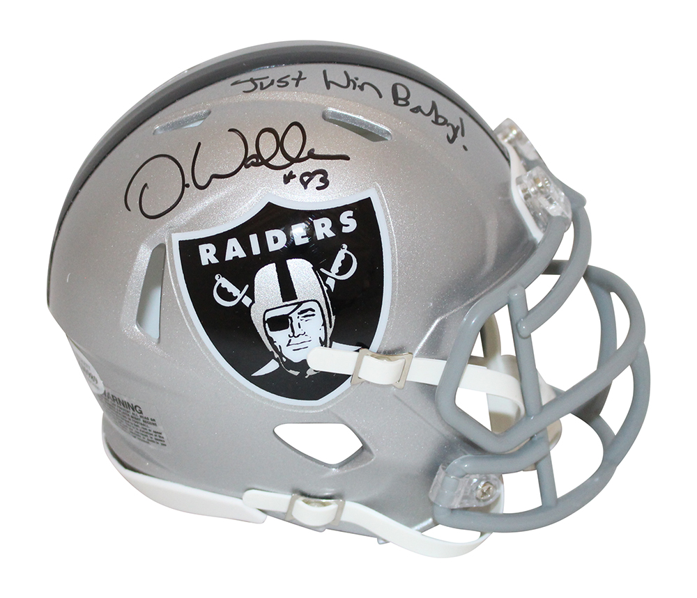 Darren Waller Autographed/Signed Las Vegas Raiders Speed Mini Helmet BAS 31257