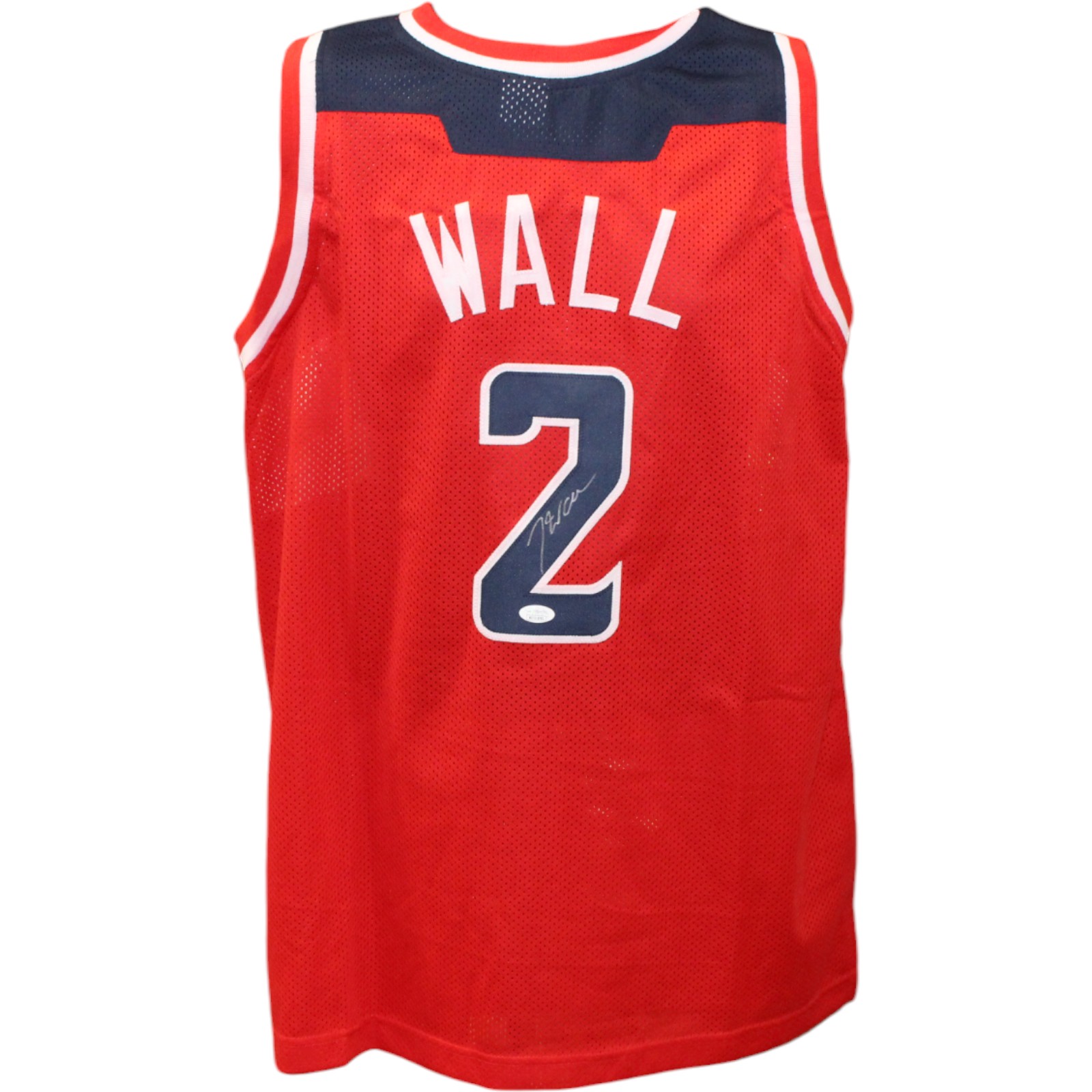 John Wall Autographed/Signed Pro Style Red Jersey JSA