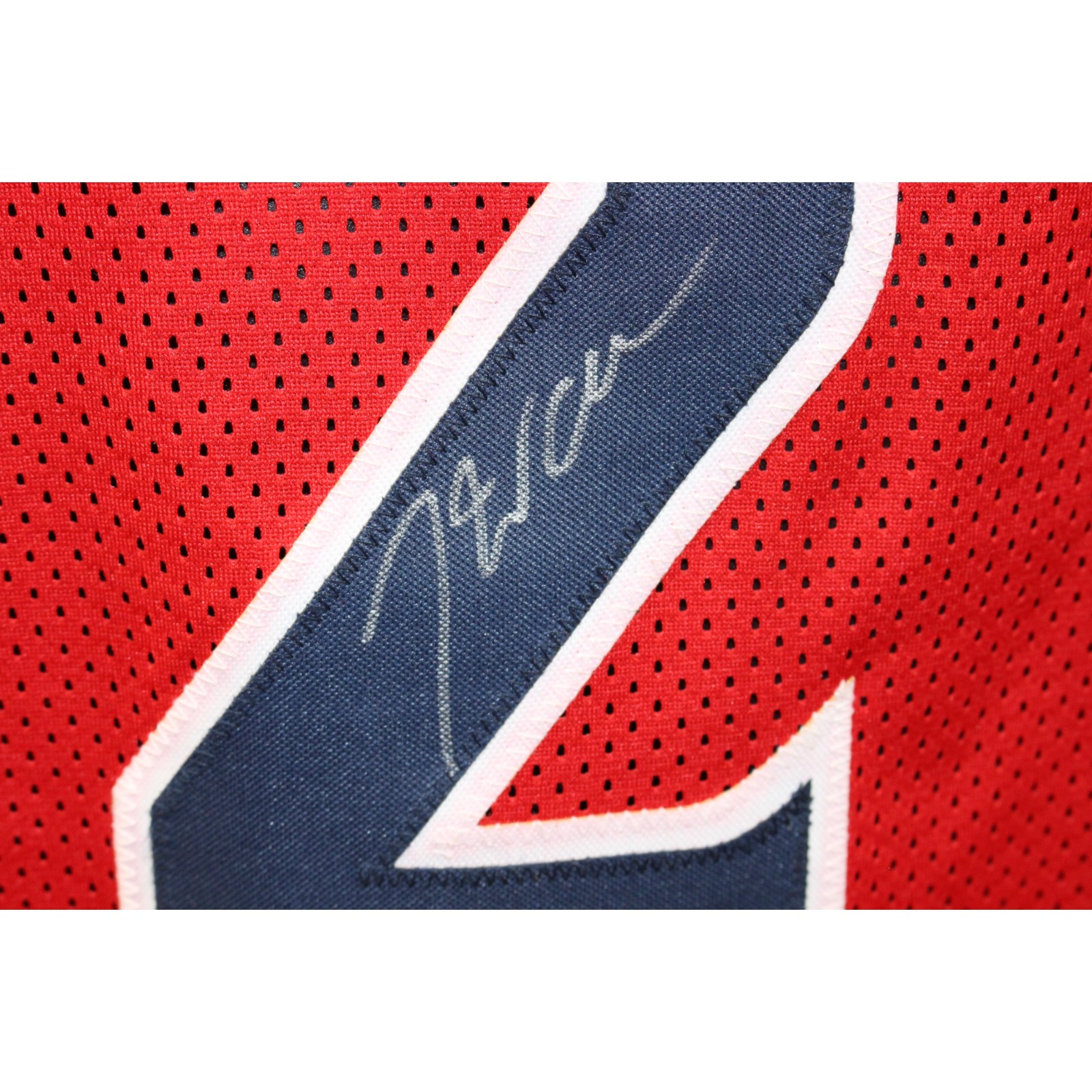 John Wall Autographed/Signed Pro Style Red Jersey JSA