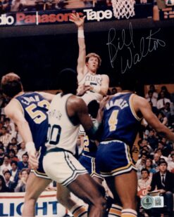 Bill Walton Autographed/Signed Boston Celtics 8x10 Photo Beckett 57315