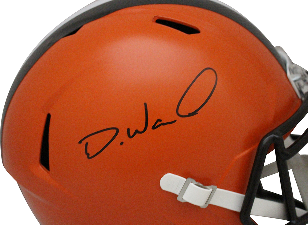 Denzel Ward Autographed Cleveland Browns F/S Speed Helmet Beckett