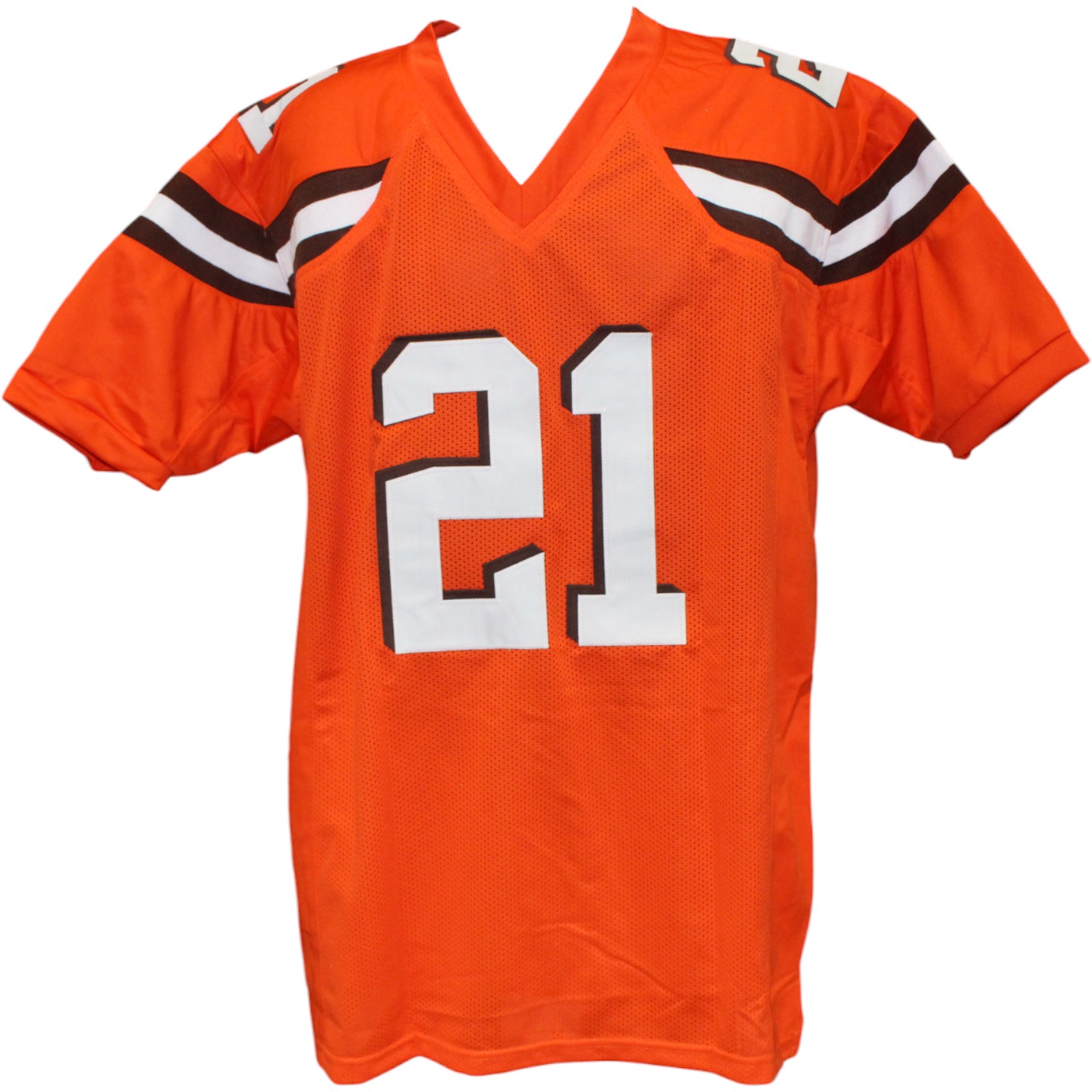 Denzel Ward Autographed/Signed Pro Style Size XL Orange Jersey JSA 53092 4 Denzel Ward Autographed/Signed Pro Style Size XL Orange Jersey JSA 53092