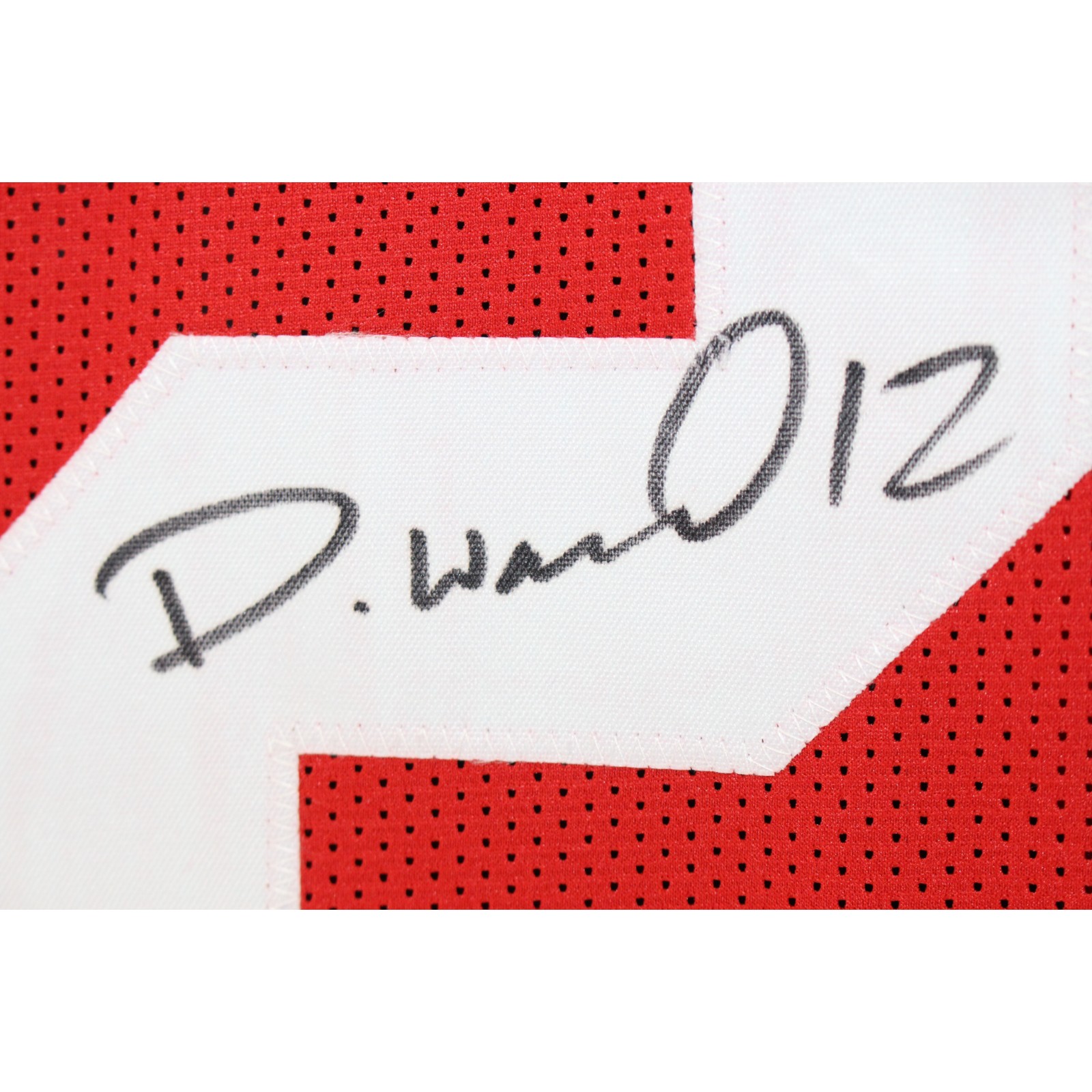 Denzel Ward Autographed/Signed College Style Size XL Red Jersey JSA 53094 2 Denzel Ward Autographed/Signed College Style Size XL Red Jersey JSA 53094