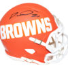 Denzel Ward Autographed/Signed Cleveland Browns AMP Mini Helmet JSA 26578