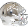 Denzel Ward Autographed Ohio State Buckeyes Chrome Mini Helmet JSA 26581