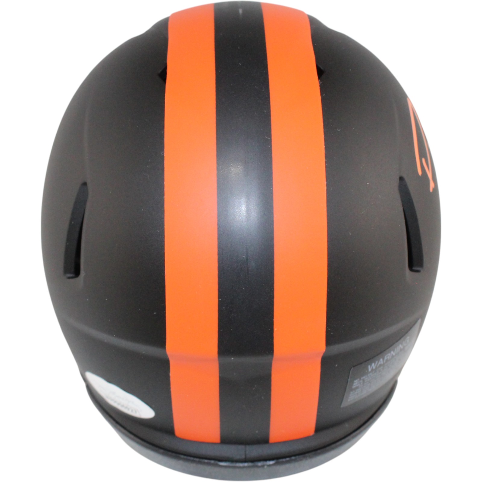 Denzel Ward Autographed/Signed Cleveland Browns Eclipse Mini Helmet JSA 53098 3 Denzel Ward Autographed/Signed Cleveland Browns Eclipse Mini Helmet JSA 53098