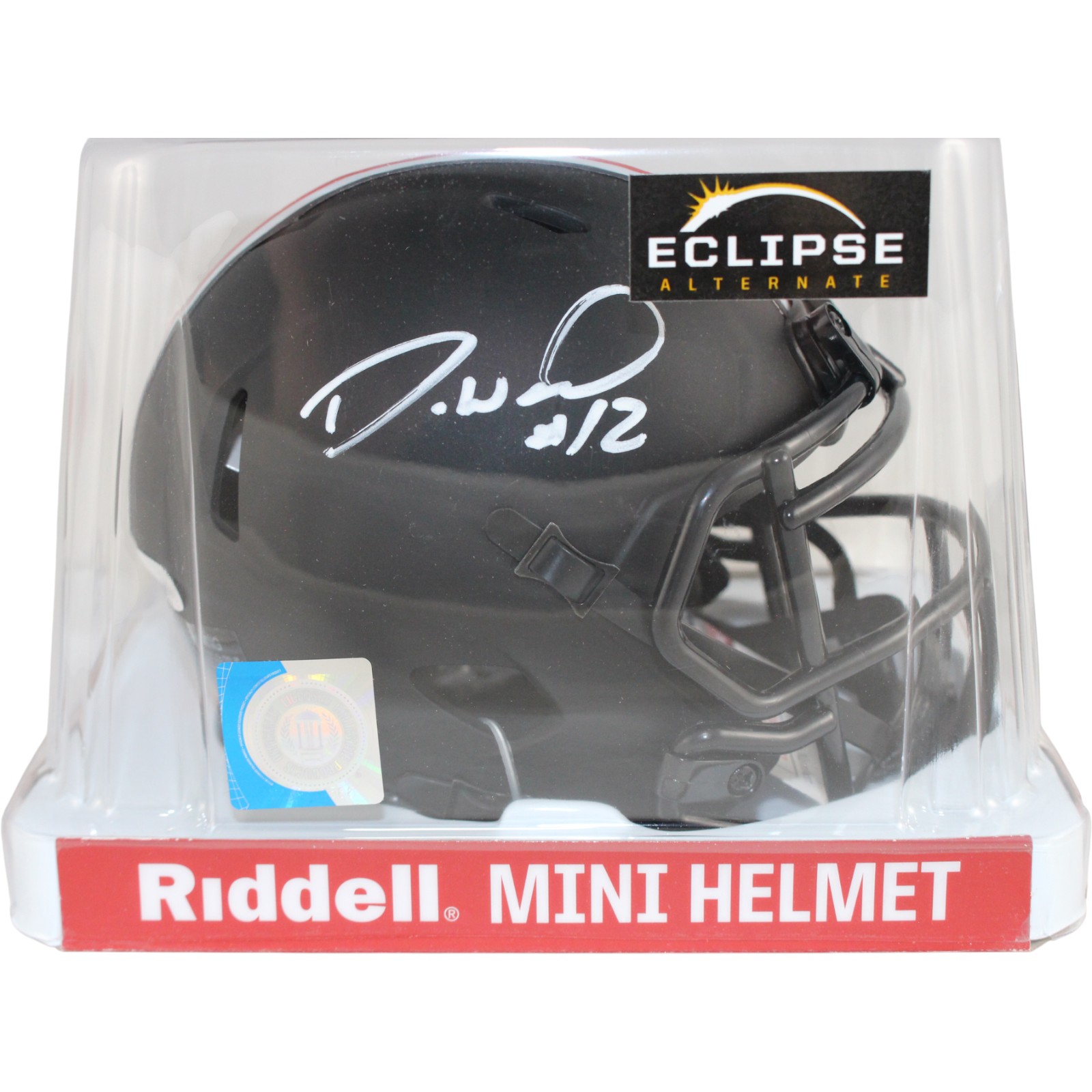 Denzel Ward Autographed/Signed Ohio State Buckeyes Eclipse Mini Helmet JSA 53099 5 Denzel Ward Autographed/Signed Ohio State Buckeyes Eclipse Mini Helmet JSA 53099