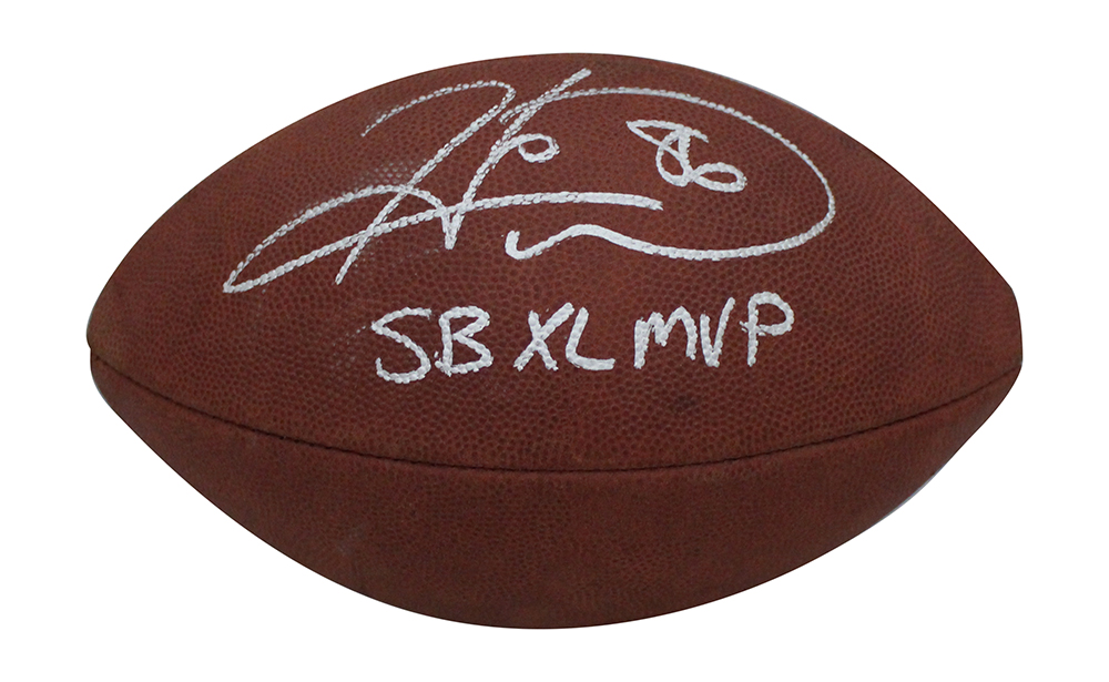 Hines Ward Signed Pittsburgh Steelers SB XL Official Tagliabue Football BAS 32474