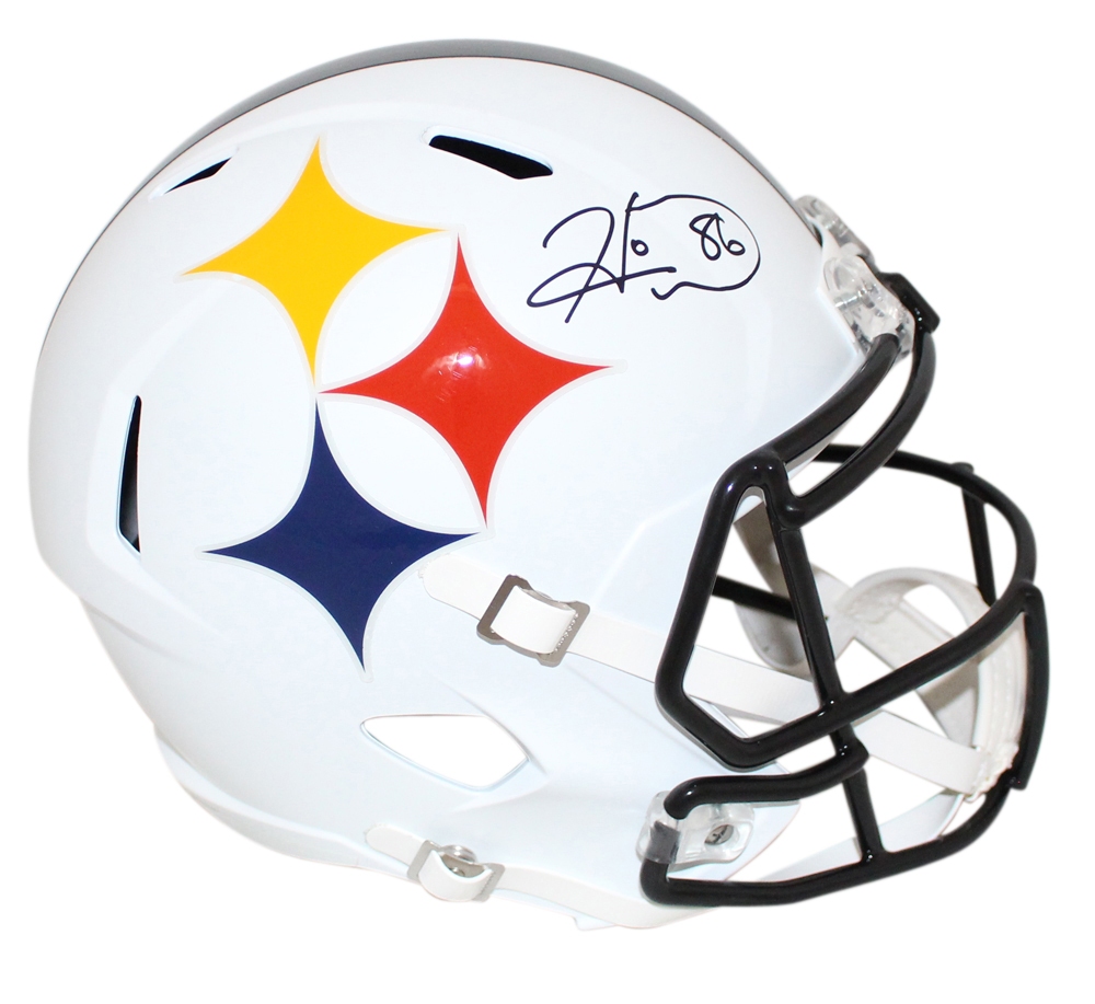Hines Ward Autographed/Signed Pittsburgh Steelers F/S AMP Helmet BAS 32477