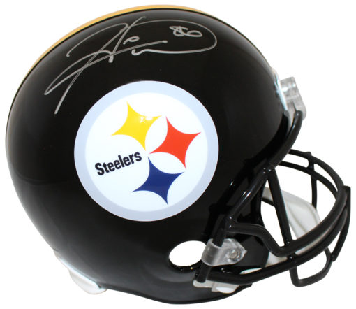 Hines Ward Autographed/Signed Pittsburgh Steelers Replica Helmet BAS 24221
