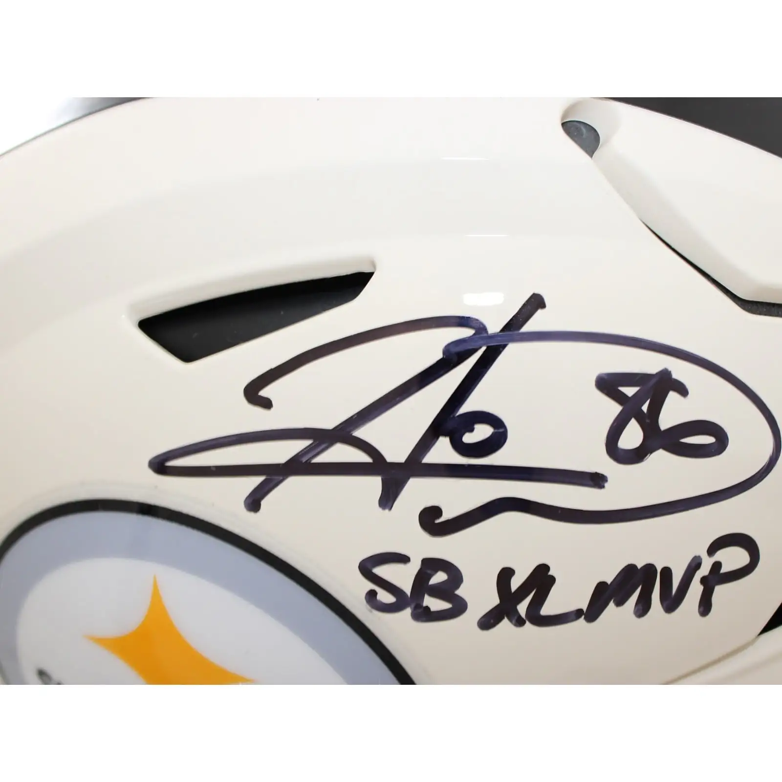 Hines Ward Signed Pittsburgh Steelers Speedflex Helmet Retro SB XL MVP BAS 58610
