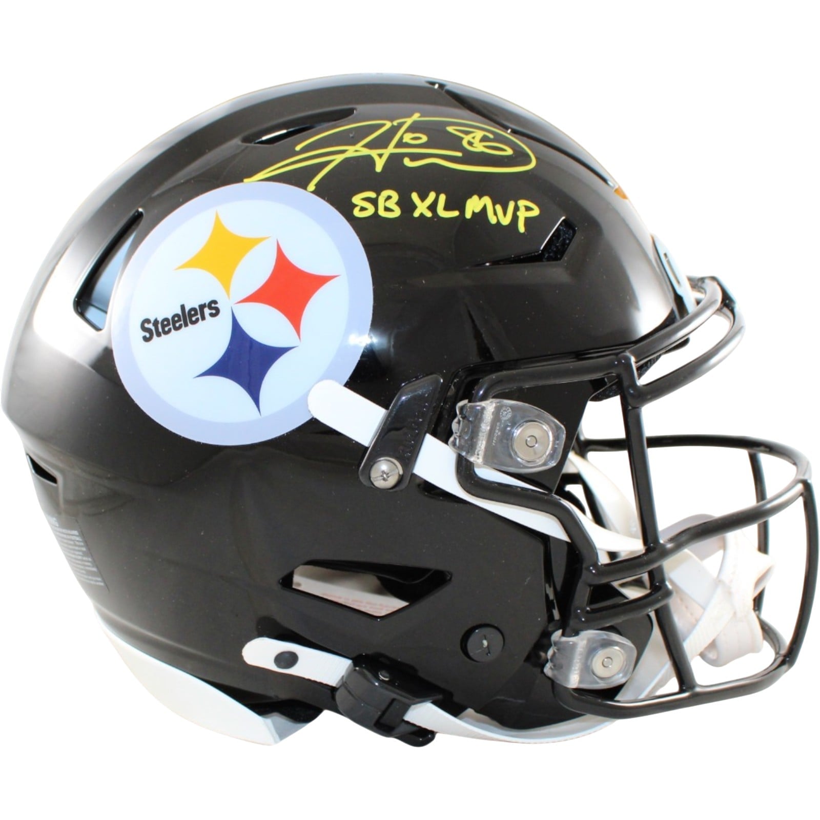 Hines Ward Signed Pittsburgh Steelers Speedflex Helmet SB XL MVP Beckett W 58614