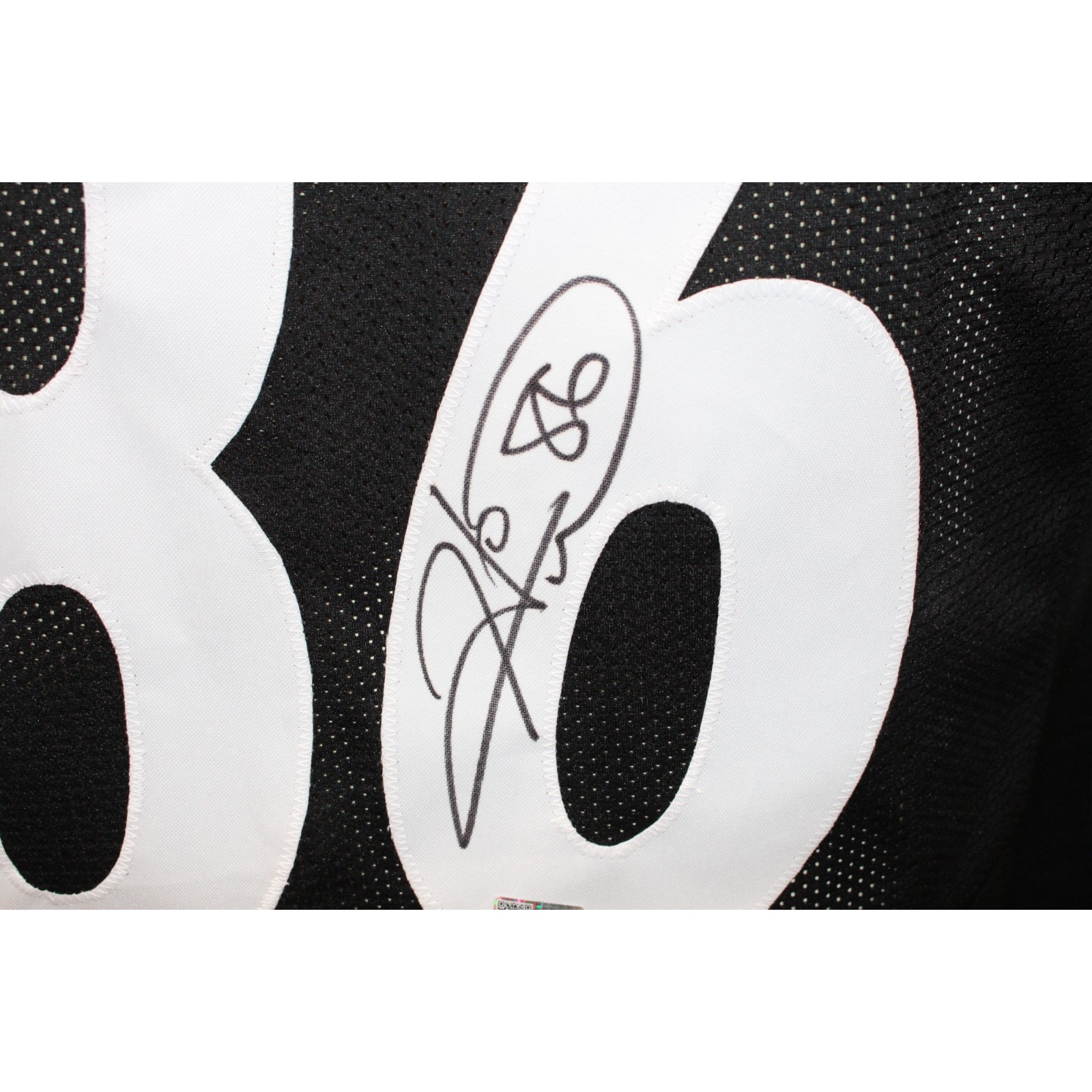 Hines Ward Autographed/Signed Pro Style Black Jersey TRI