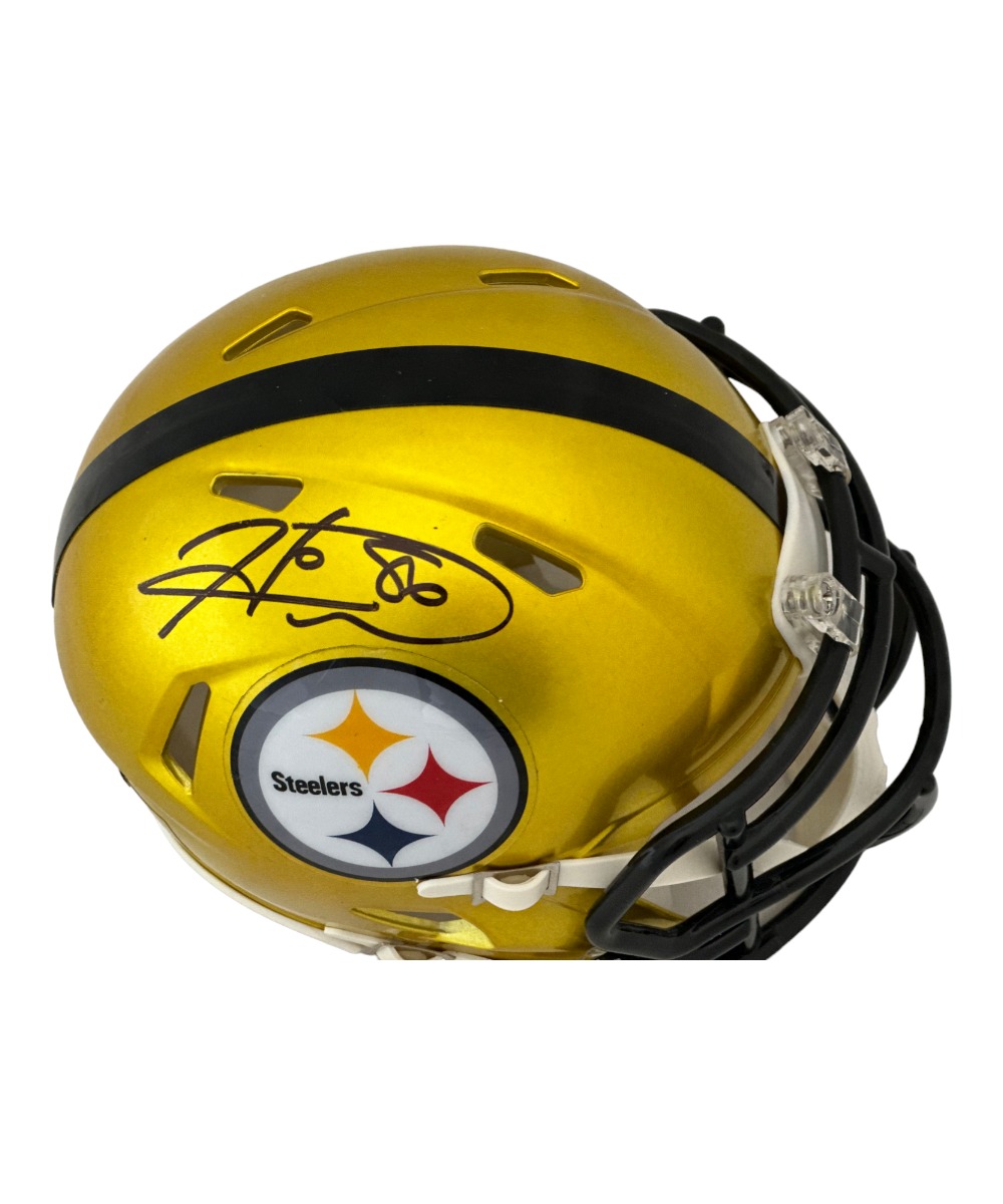 Hines Ward Signed Pittsburgh Steelers Flash Mini Helmet VSR4 Beckett 